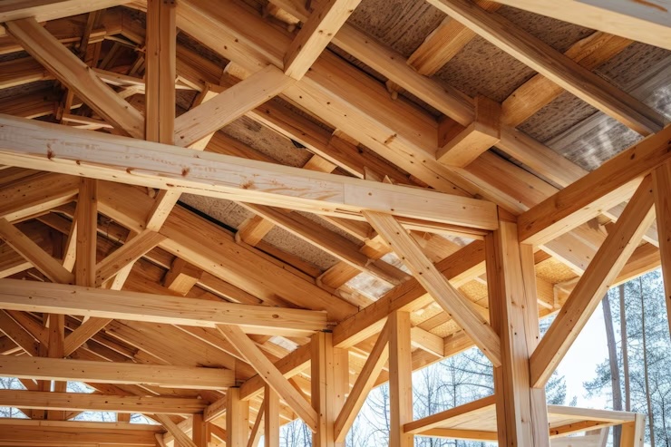 Spanndecken für den Altbau mit Holzbalken in Berlin